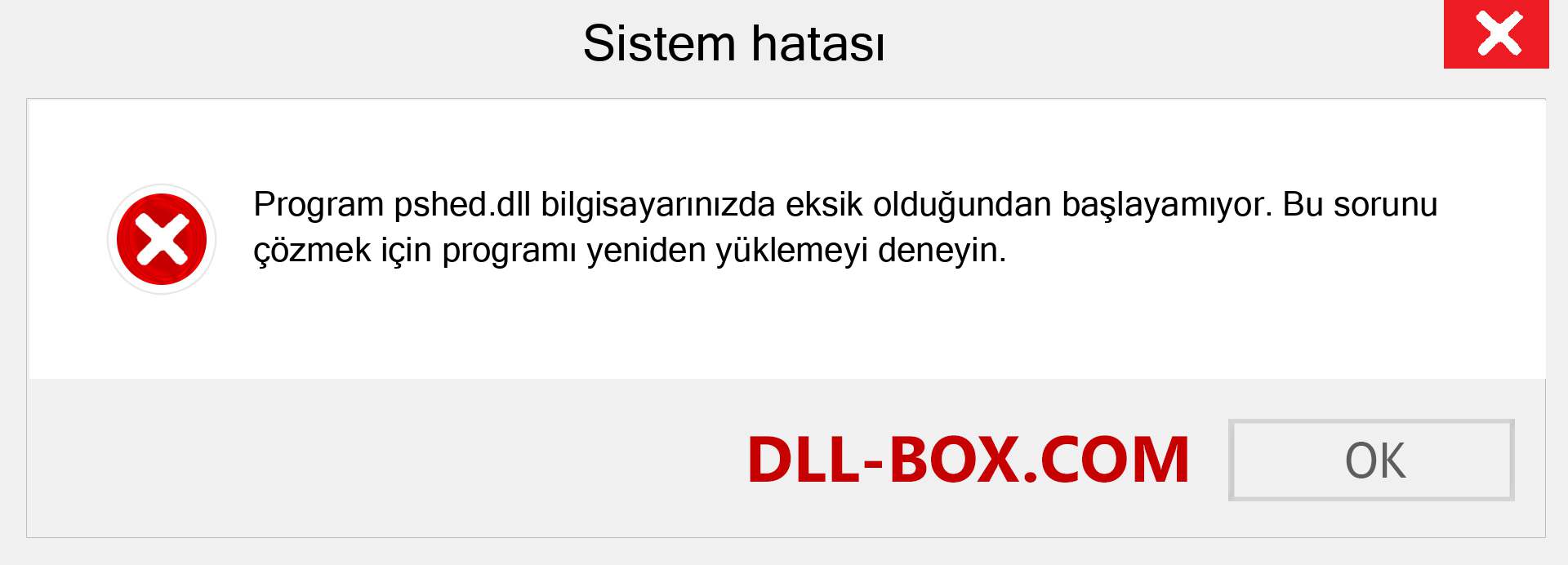 pshed.dll dosyası eksik mi? Windows 7, 8, 10 için İndirin - Windows'ta pshed dll Eksik Hatasını Düzeltin, fotoğraflar, resimler